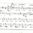 Kantatos „De profundis“ partitūra