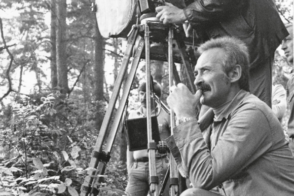 Almantas Grikevičius filmuojant „Faktą“, 1979 m.
